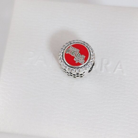 Pandora Mickey Mouse Holiday Bead Charm Bracelet Pendant S925 Silver with box - Picture 9 of 9